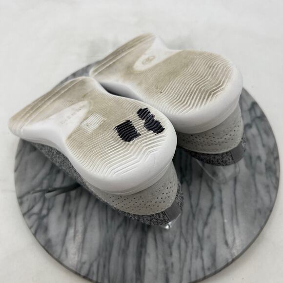 Kizik Womens 8.5 Shoes Grey Madrid Eco Knit Sneakers Lace Up Low Top Comfort - Picture 8 of 13